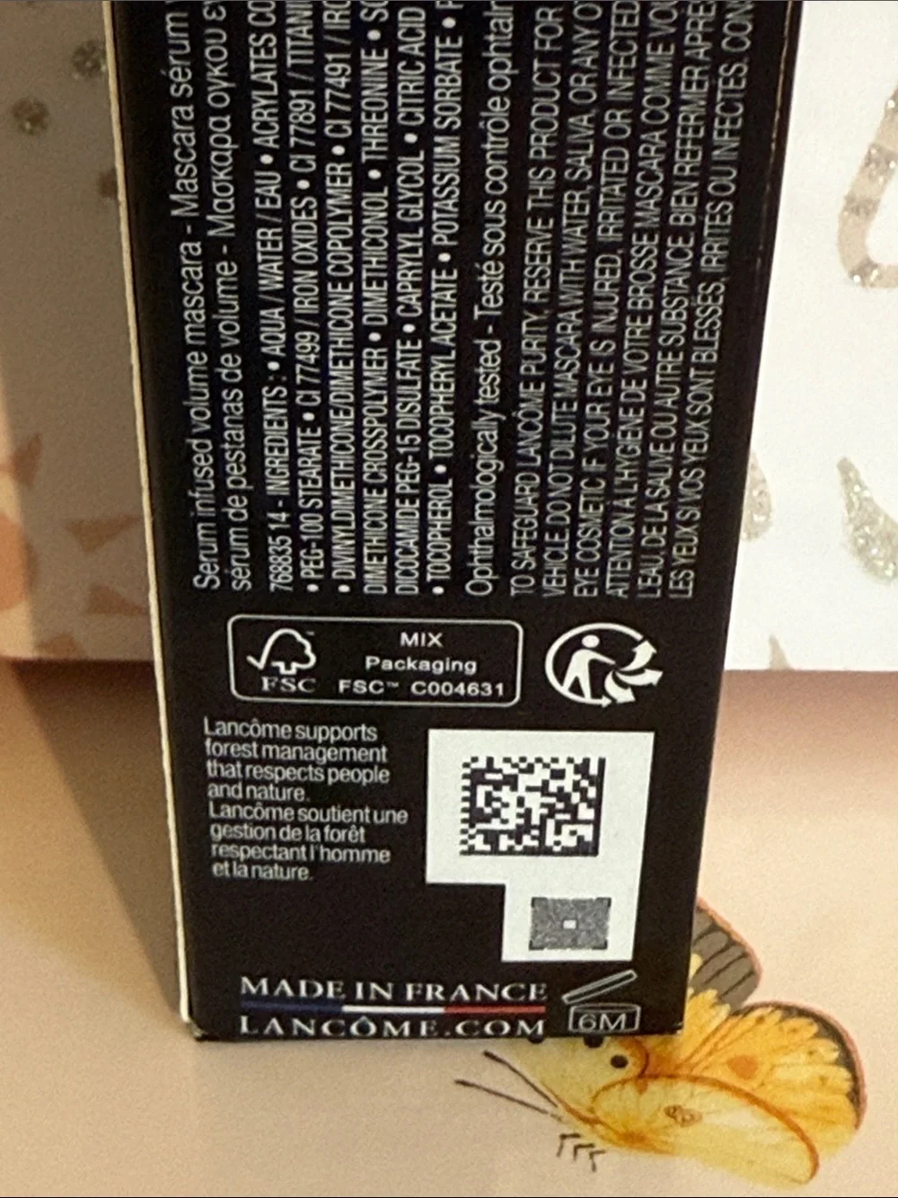 Lancôme Black Curved Mascara Tube